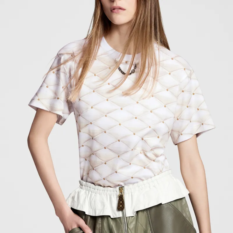 LOUIS VUITTON 3D Malletage Print T Shirt-3
