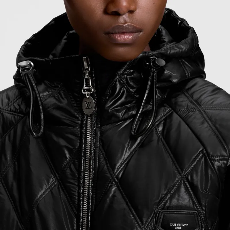 LOUIS VUITTON Quilted Malletage Puffer Jacket-4