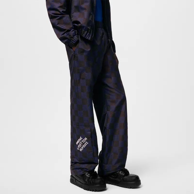 LOUIS VUITTON Damier Pop Nylon Travel Pants-4
