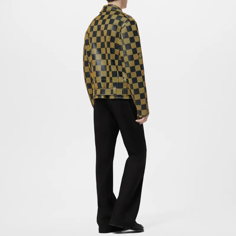 LOUIS VUITTON Damier Leather Perfecto-4