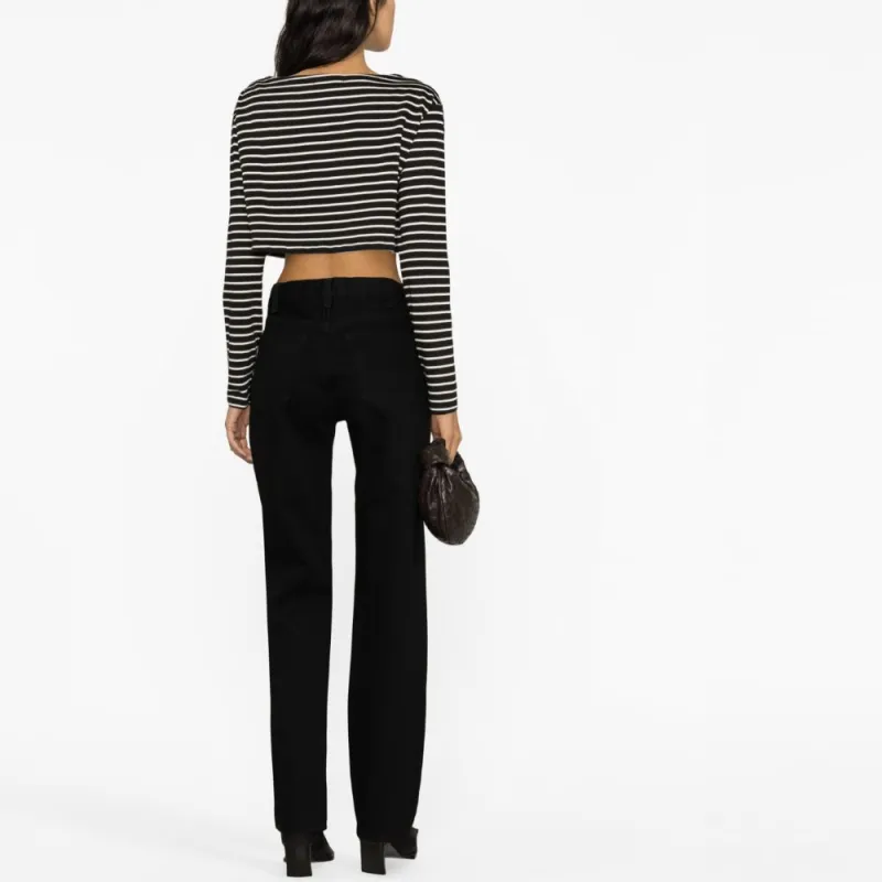 NILI LOTAN Smith Mid rise Straight Jeans-2