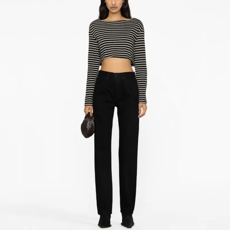 NILI LOTAN Smith Mid rise Straight Jeans-1