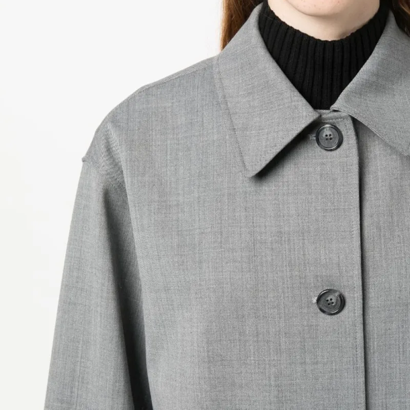 NILI LOTAN Coats Women's Medium Gray-4