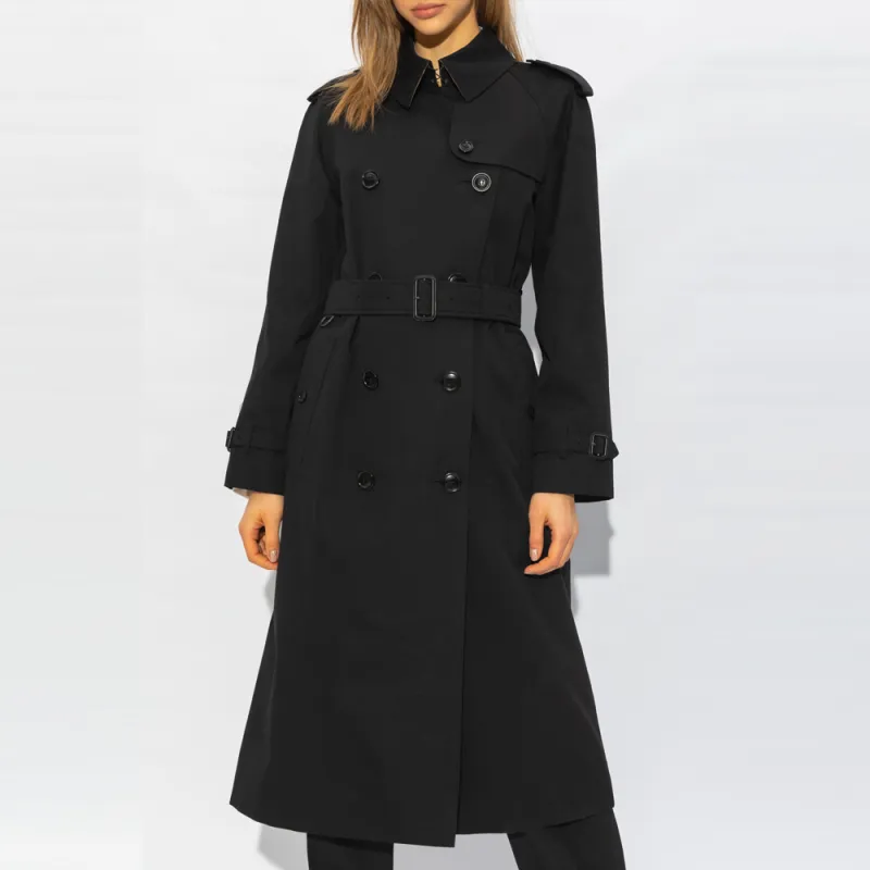 Burberry Double Breasted Belted Trench Coat-1