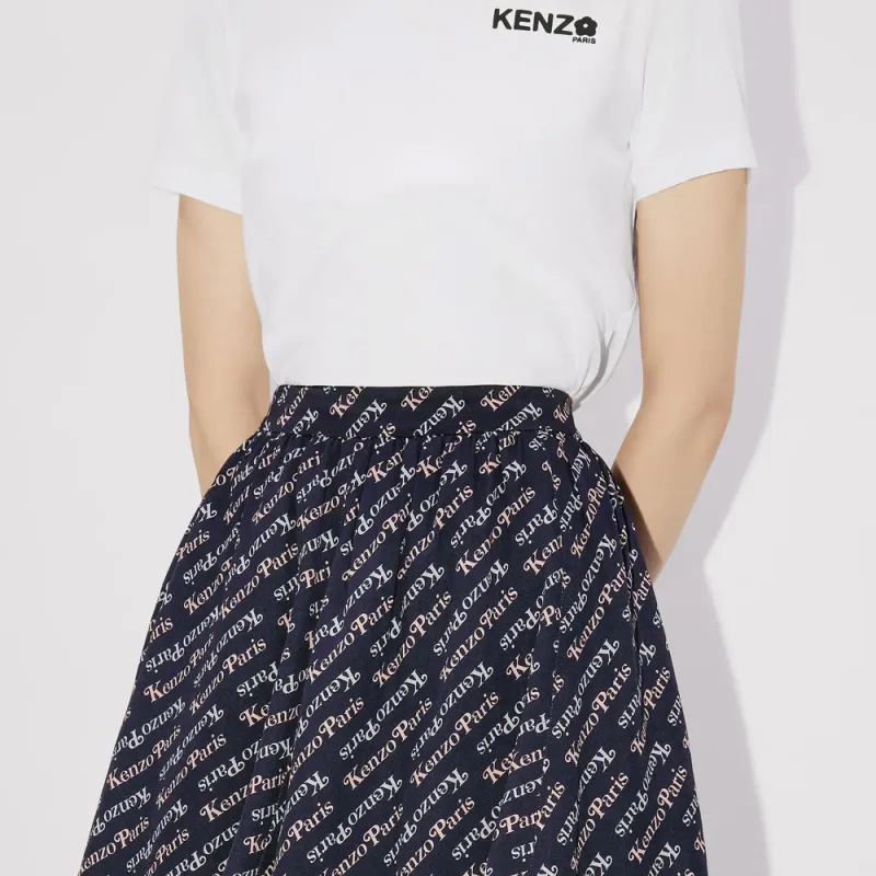 KENZO Allover Logo Printed Mini Skirt-7