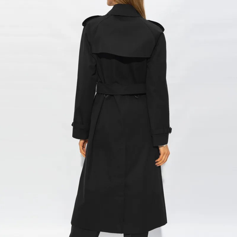 Burberry Double Breasted Belted Trench Coat-3