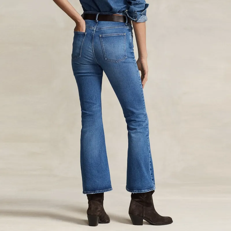 Polo Ralph Lauren FW23 Jeans Women's Washed Blue-3