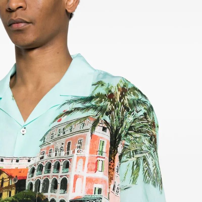 Camilla Shirts Men Blue-4