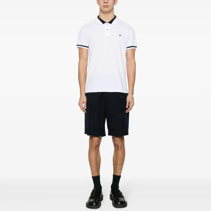 Vivienne Westwood Orb Embroidered Short Sleeved Polo Shirt-1