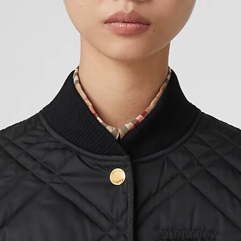 Burberry Puffer Jacket Women's Black-4