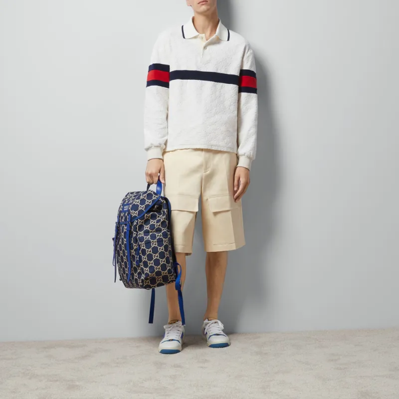 GUCCI Logo Patch Cargo Shorts-2