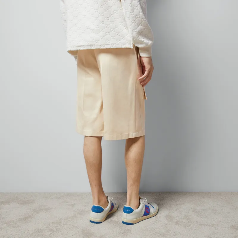 GUCCI Logo Patch Cargo Shorts-1