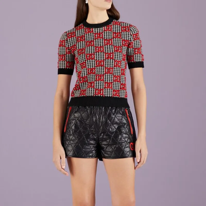 GUCCI GG jacquard Wool Top-1