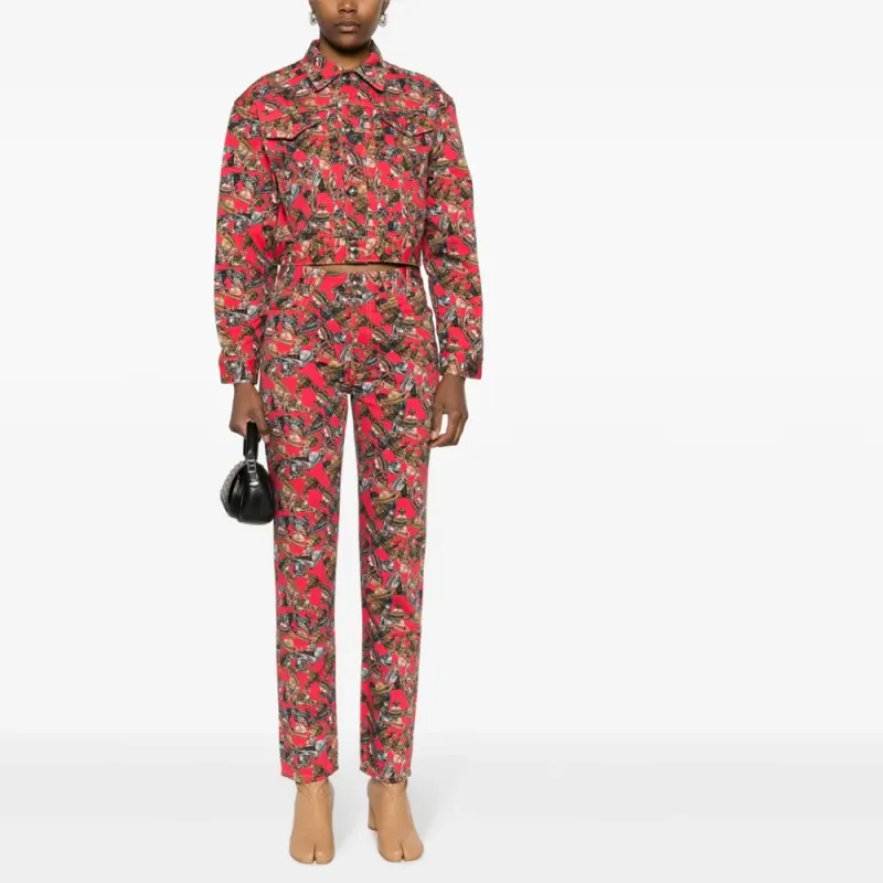 Vivienne Westwood Marlene Orb Logo print Jacket-1