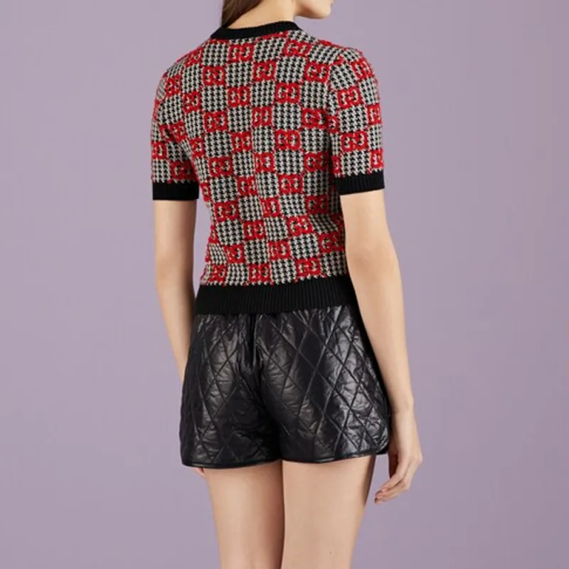 GUCCI GG jacquard Wool Top-2