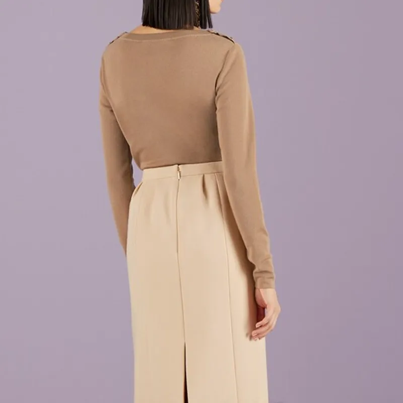 GUCCI Cashmere Long sleeve Top-4