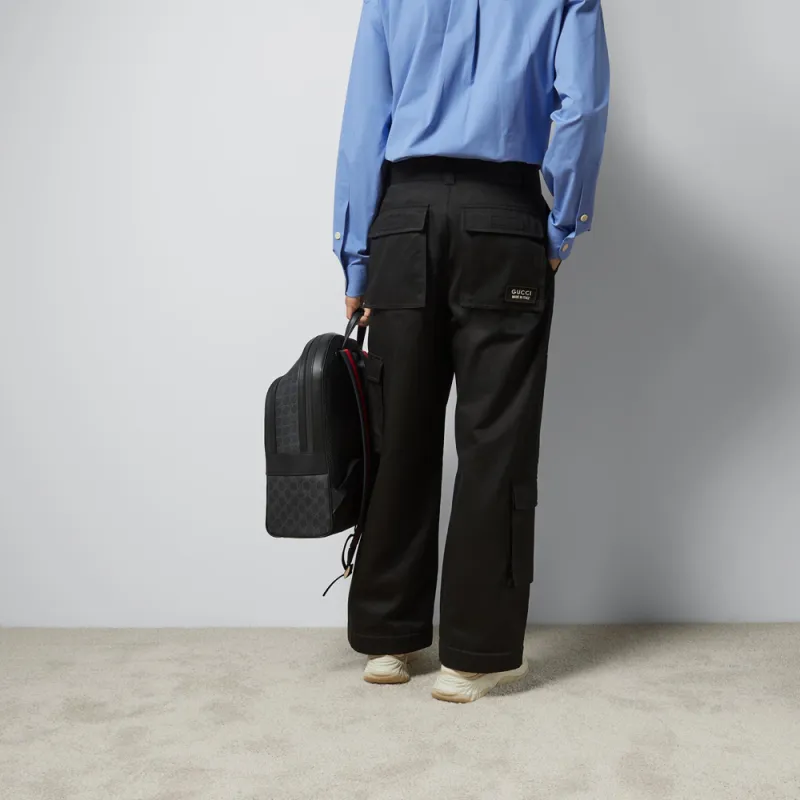 GUCCI Drill Cargo Trousers-4