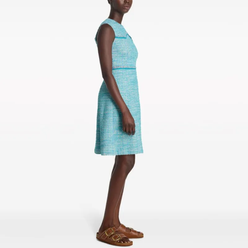 St. John A-line Tweed Minidress-3
