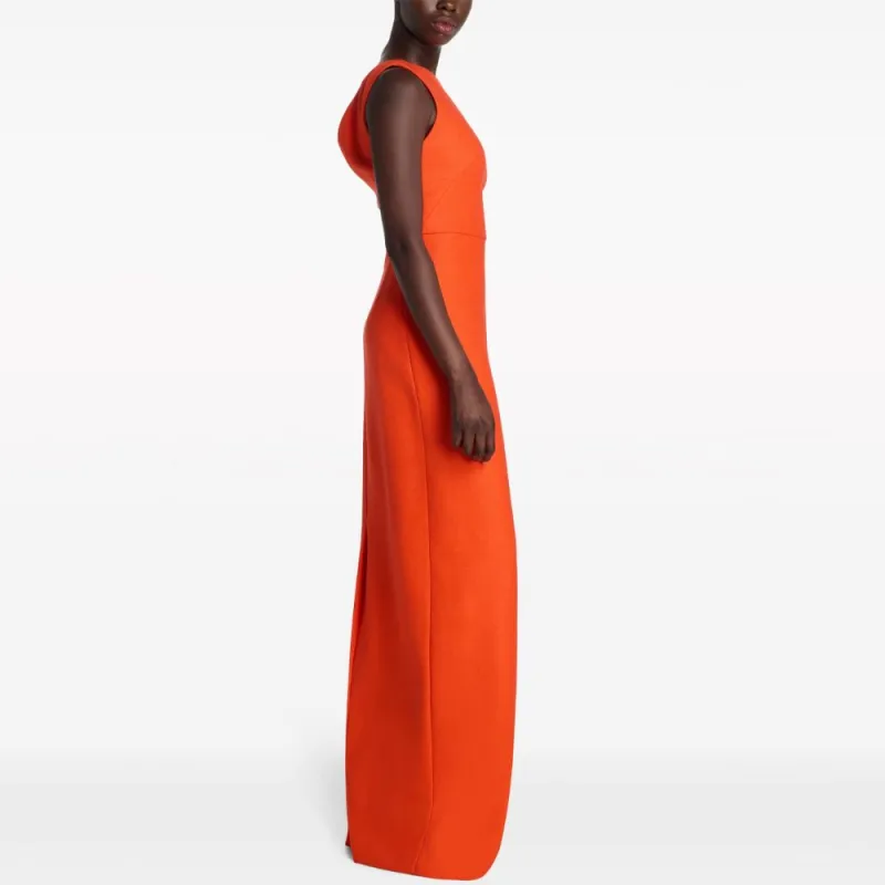 St. John Column Wool Gown-3