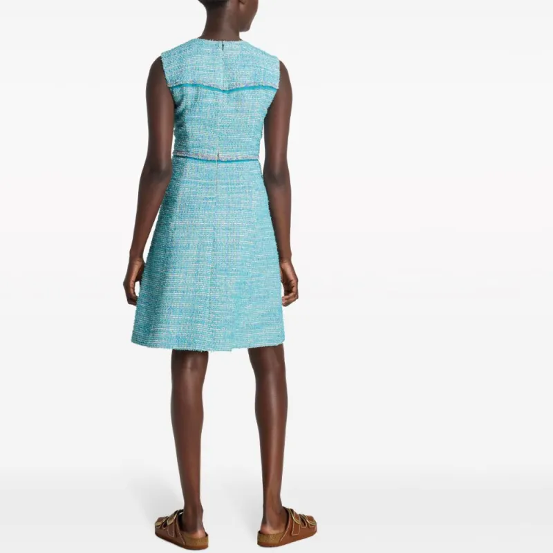St. John A-line Tweed Minidress-2
