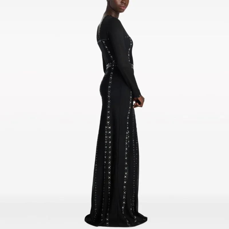St. John SS24 Long-Sleeved Dresses Women's Black-3