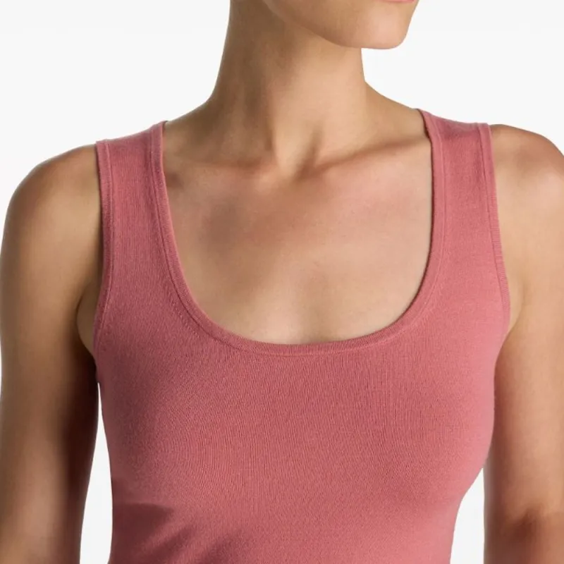 St. John Logo-plaque Jersey Tank Top-4