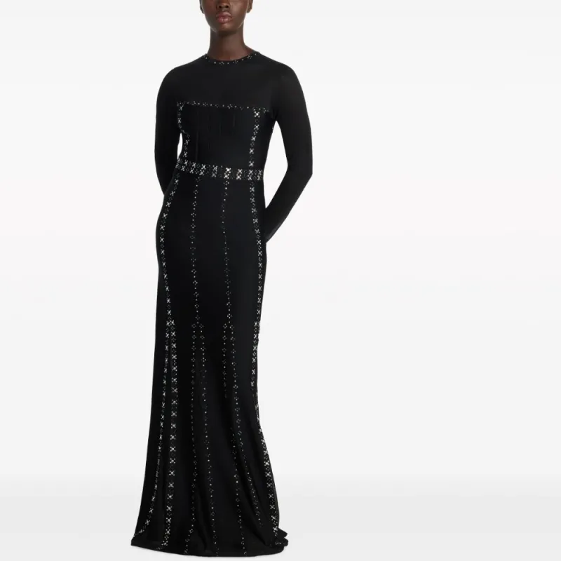 St. John SS24 Long-Sleeved Dresses Women's Black-1