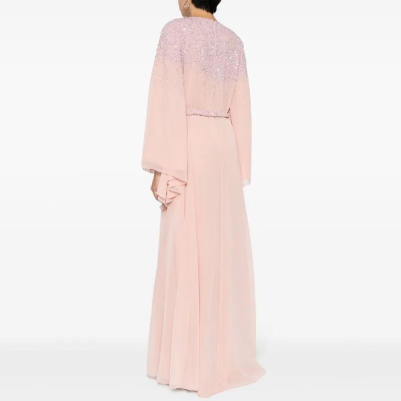 RACHEL GILBERT Long-Sleeved Dresses Women's Light Pink-2