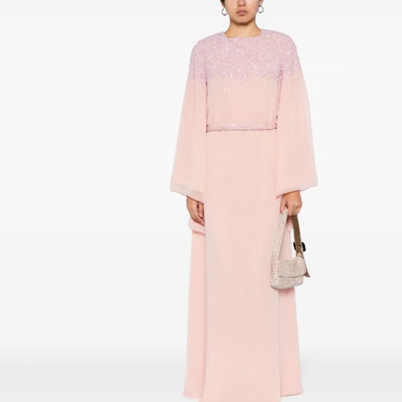 RACHEL GILBERT Long-Sleeved Dresses Women's Light Pink-1