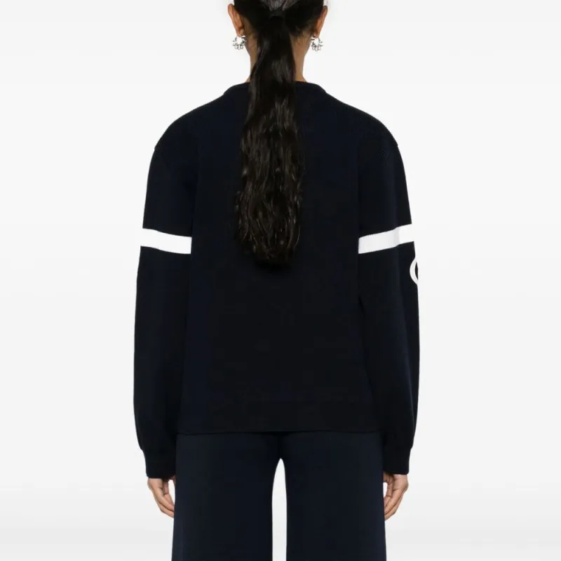 GUCCI Logo Embroidered Button-Up Cardigan-2