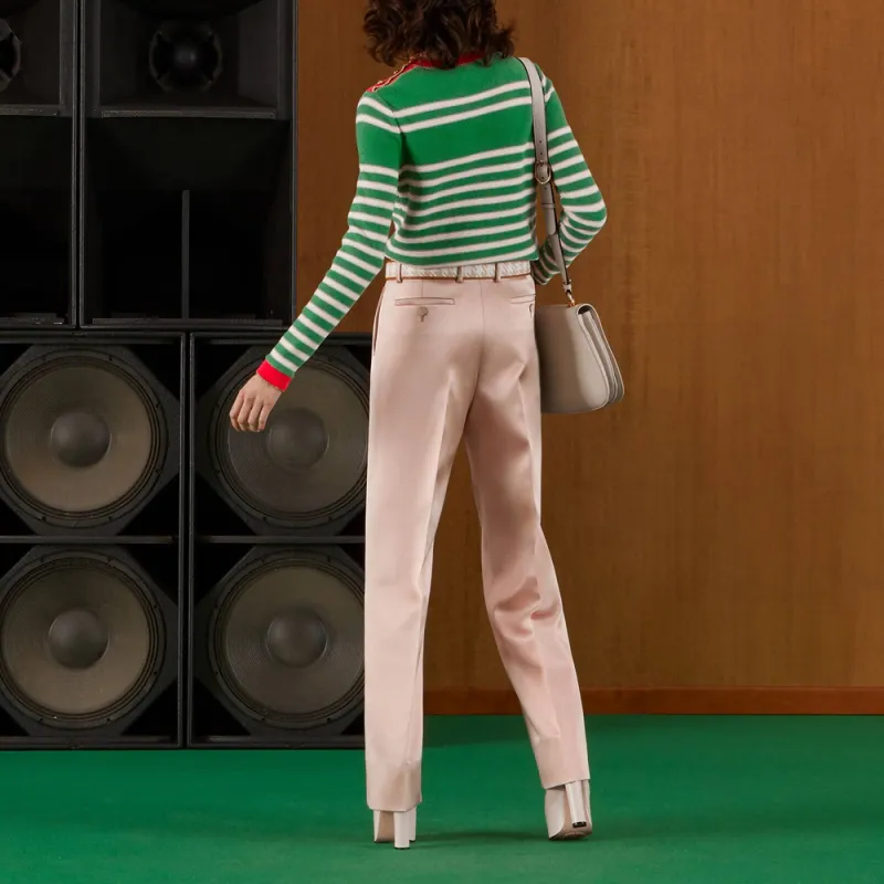 GUCCI Striped Cotton Sweater-3