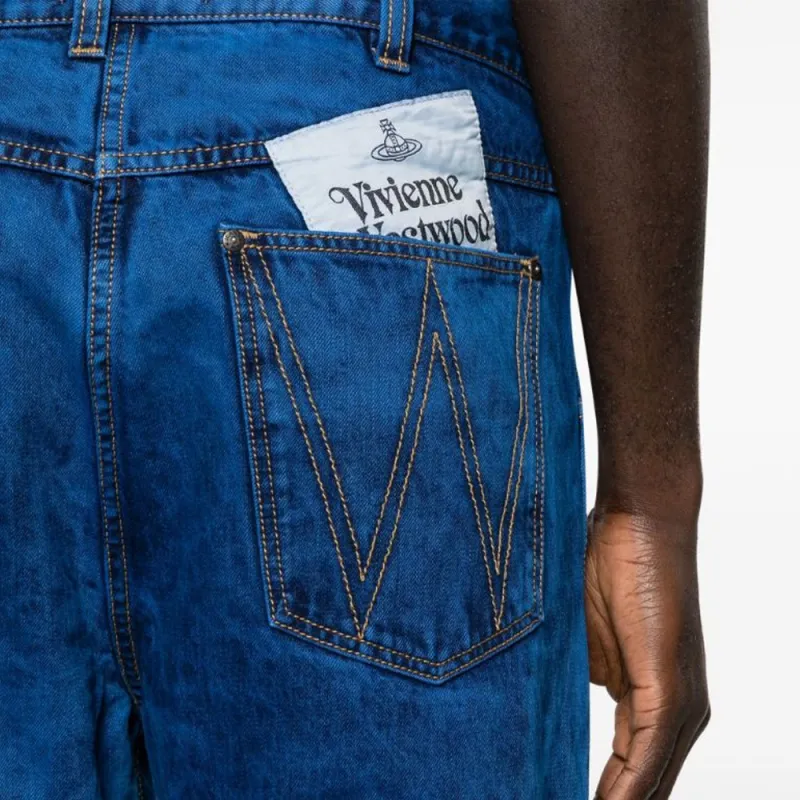 Vivienne Westwood Ranch Acid Wash Denim Jeans-4