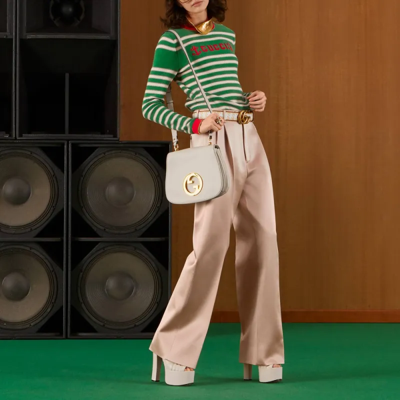 GUCCI Striped Cotton Sweater-2