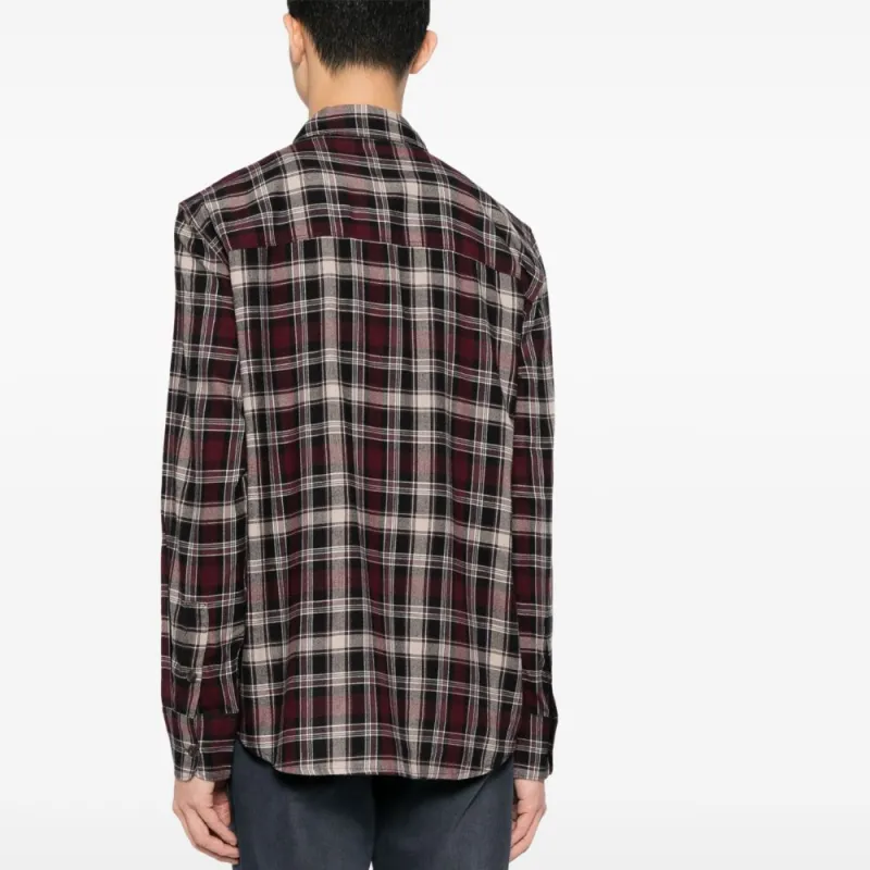 PAIGE Everett Plaid check Flannel Shirt-2