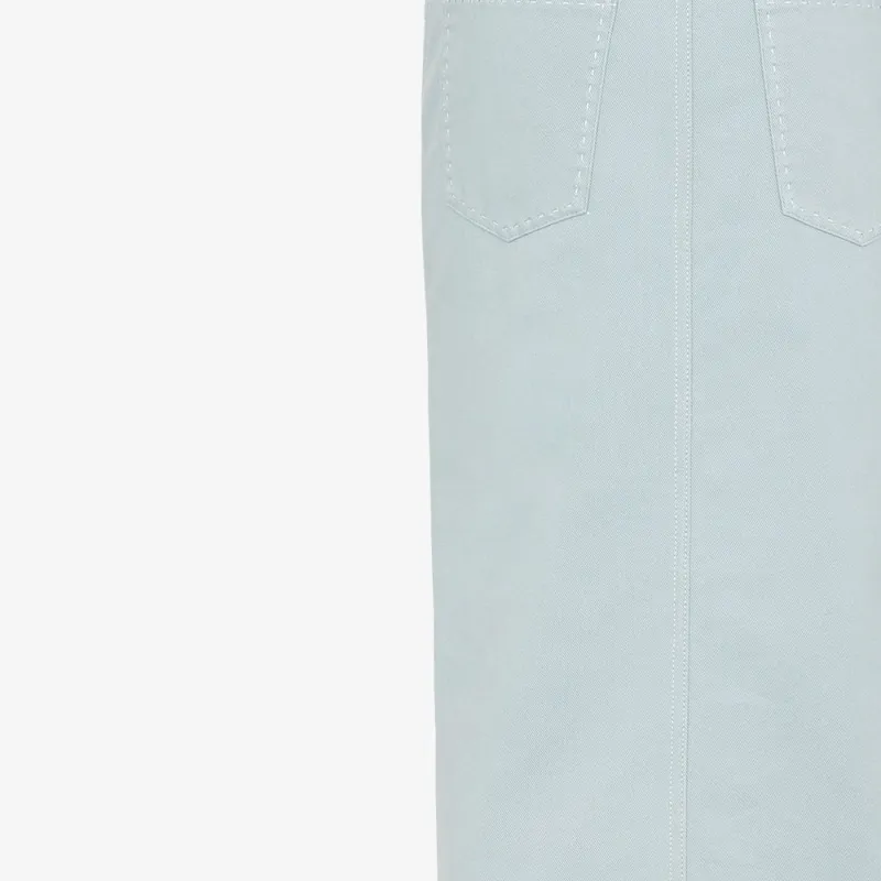 FENDI Denim Long Skirt Women's Light Blue-2