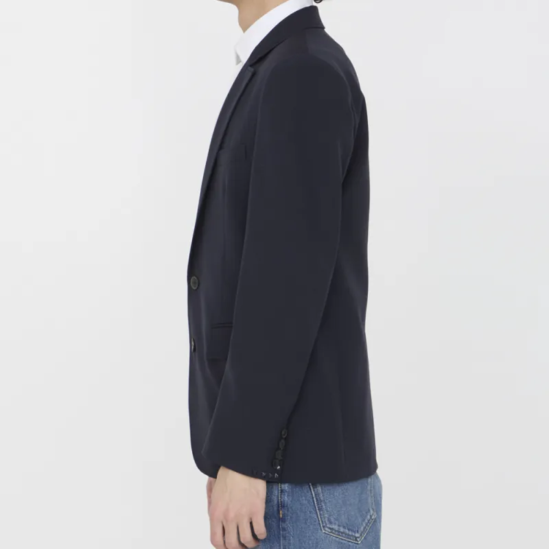 Valentino Single Breasted Long Sleeved Jacket-3