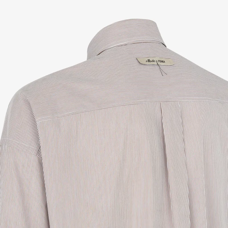 FENDI Shirts Men Brown-3
