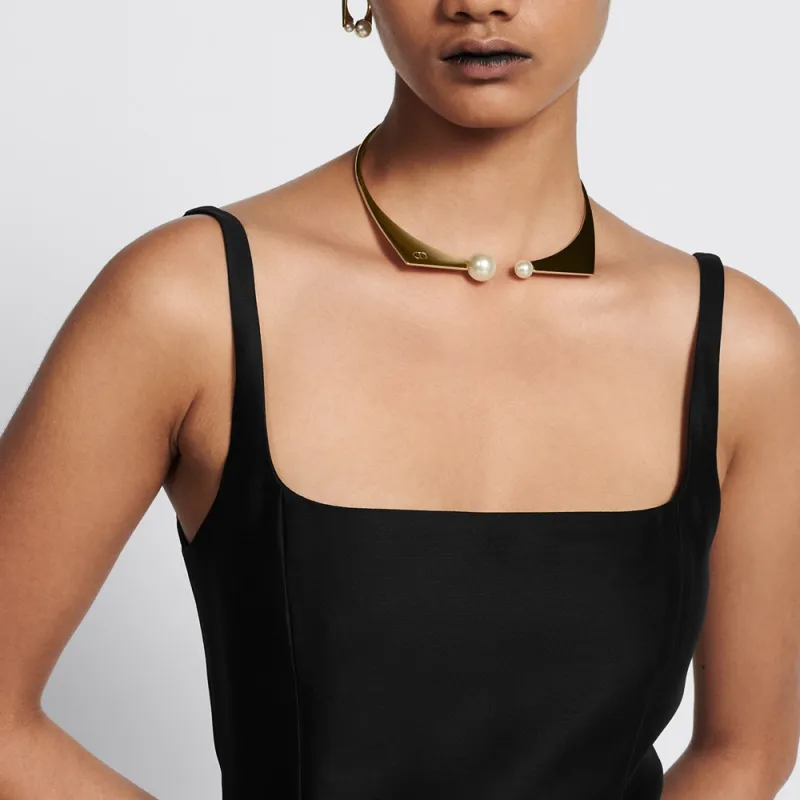 DIOR SS24 Slip Dress Women's Black-4