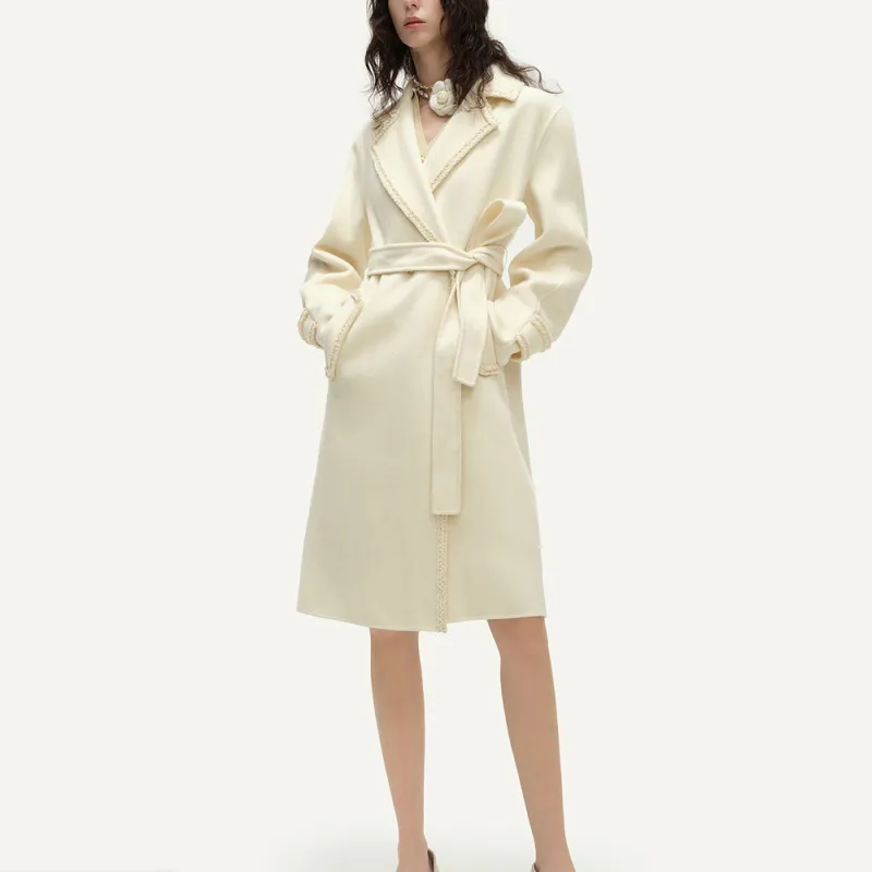 KARL LAGERFELD FW23 Coats Women's White-1