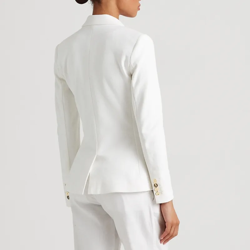 Polo Ralph Lauren Business Suit Coat Women's White-2