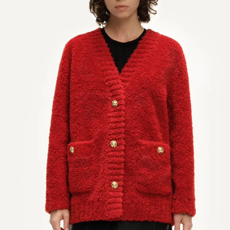 KARL LAGERFELD FW23 Knitwear Women's Red-2