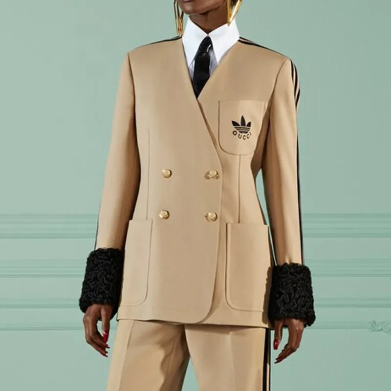 Adidas X GUCCI Jackets Women's Brown-3