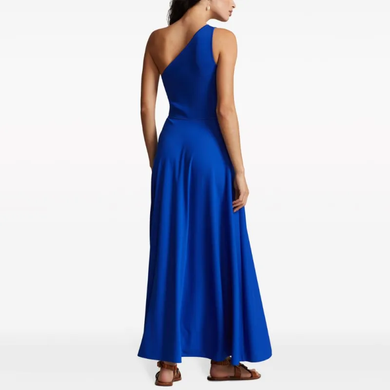 Polo Ralph Lauren One Shoulder Fitted Waist Maxi Dress-2