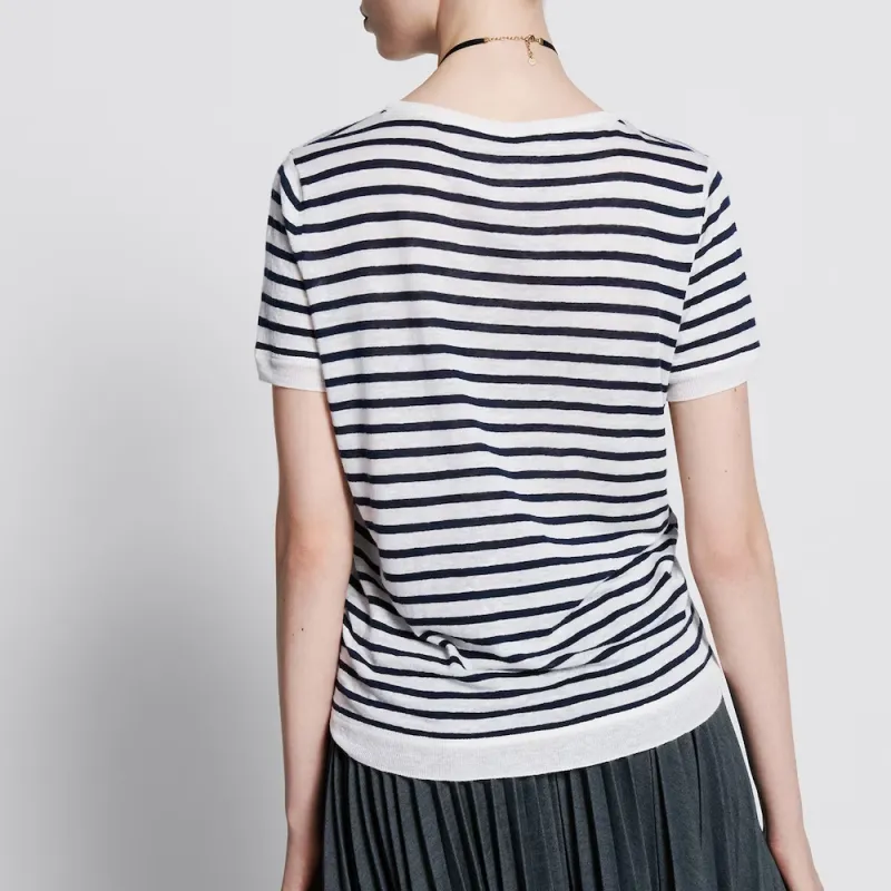 DIOR T-Shirts Women's Navy-3