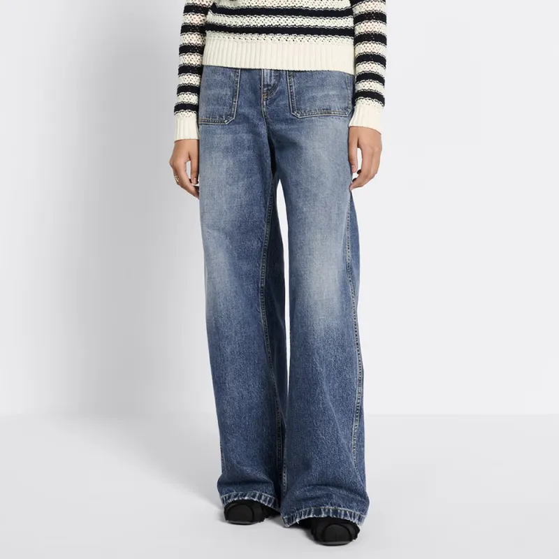 DIOR Jeans Women's Blue-3