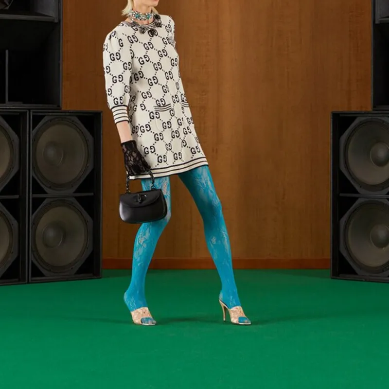 GUCCI Gg Knit Dress-4