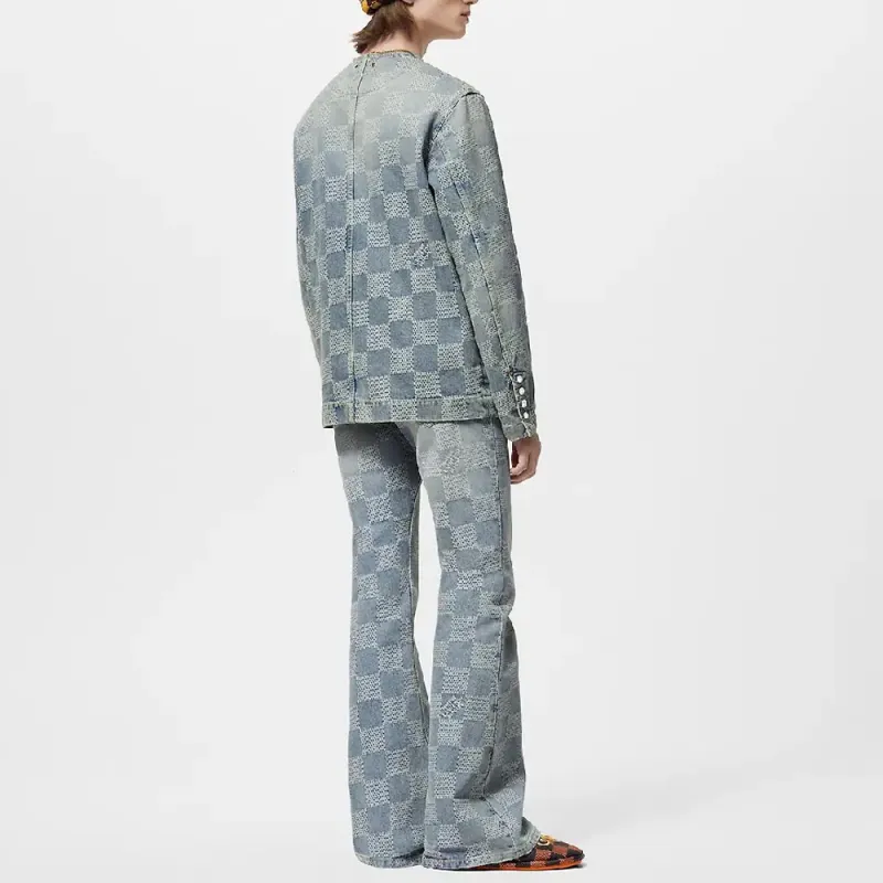 LOUIS VUITTON Damier Denim Chic Jacket-3