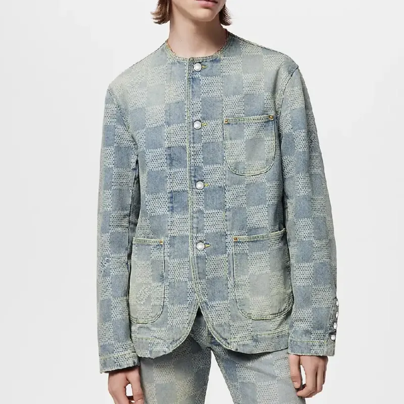 LOUIS VUITTON Damier Denim Chic Jacket-1