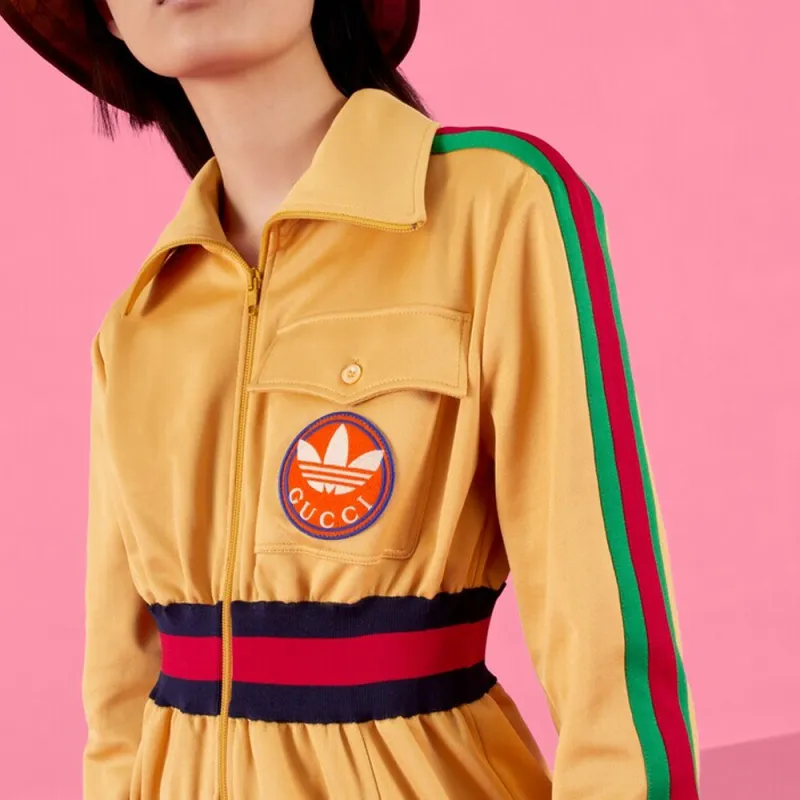 GUCCI x Adidas SS23 Bodysuits Women's Light Orange-3