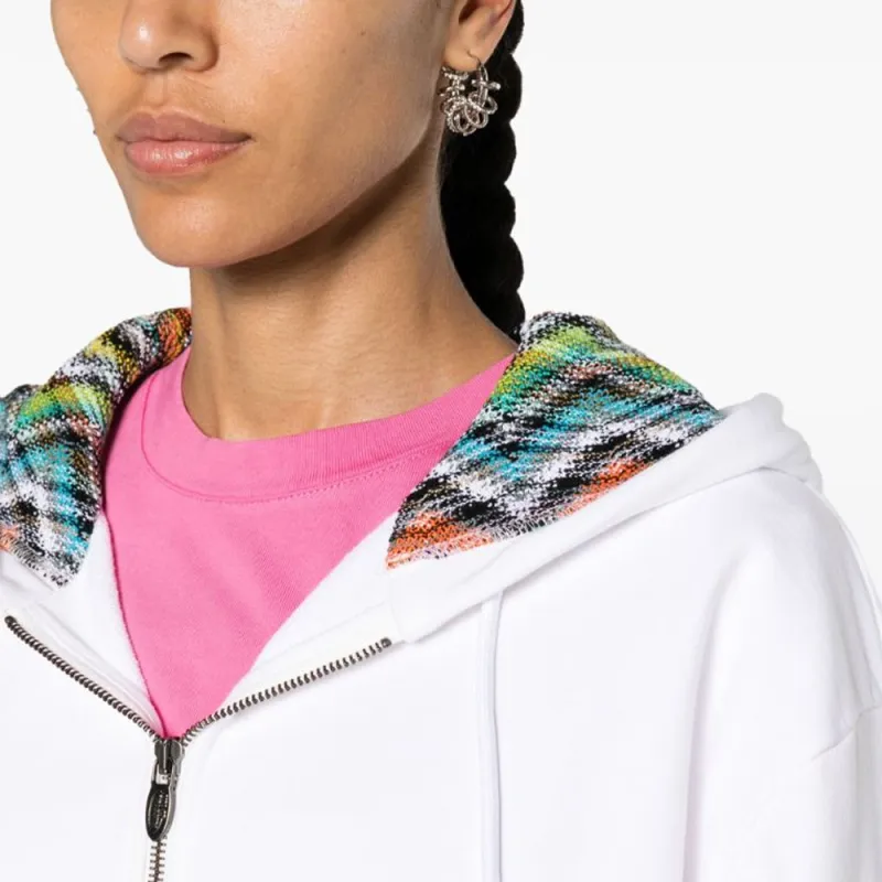 MISSONI Zigzag-detailed Zip-up Hoodie-4